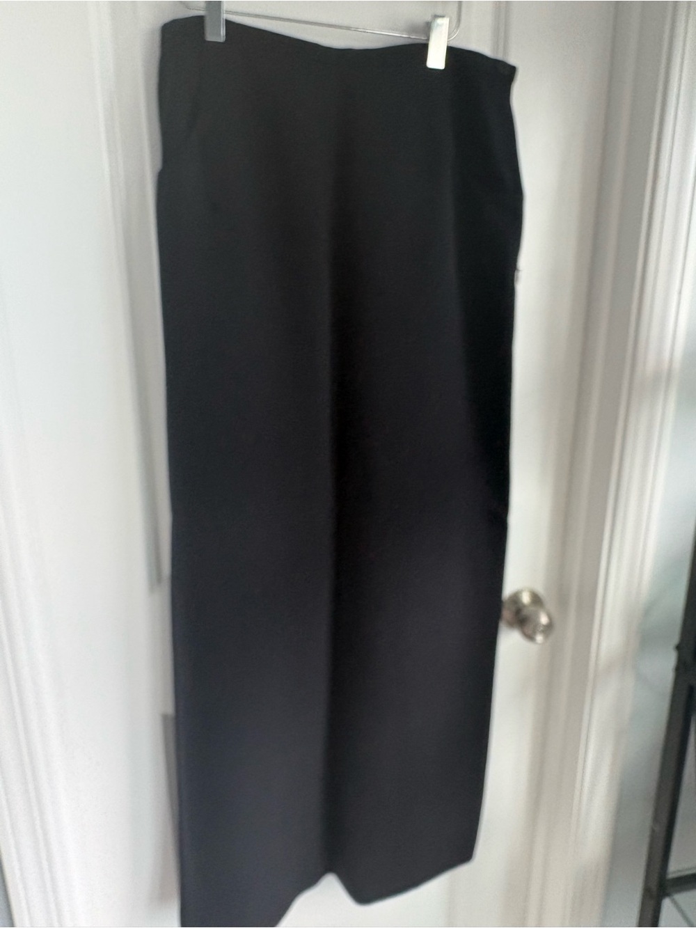 Giorgio Armani Black Skirt with Branded Waist Label